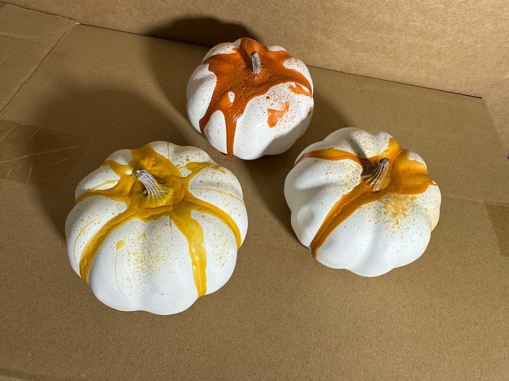 Left - Yellow, Top - Pumpkin Orange, Right - Pumpkin Yellow