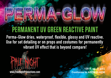 1 gallon Perma-Glow UV Green