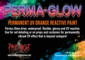1 gallon Perma-Glow UV Orange