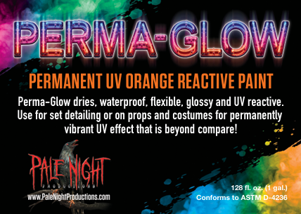 1 gallon Perma-Glow UV Orange