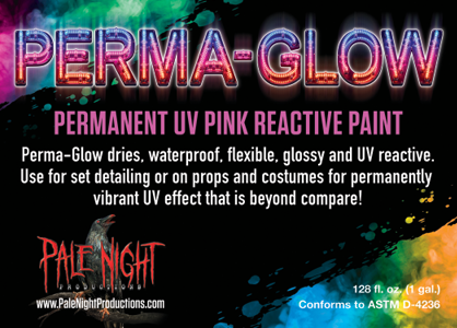 1 gallon Perma-Glow UV Pink