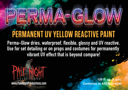 1 gallon Perma-Glow UV Yellow